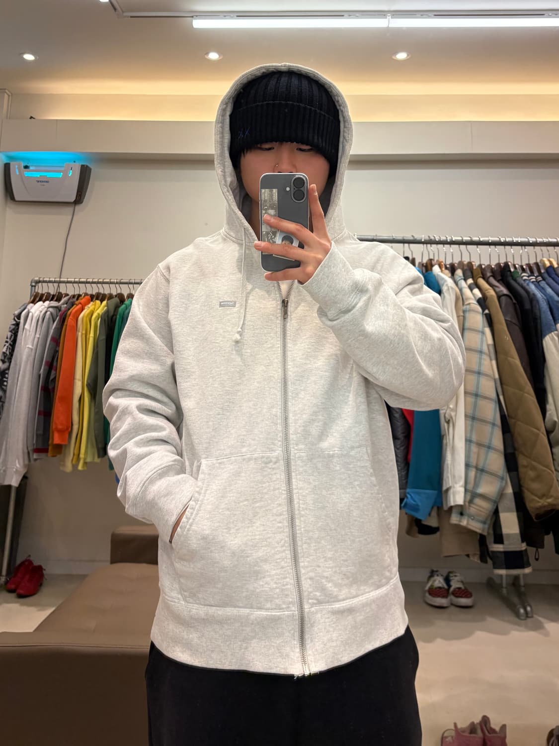 슈프림 스몰 박스로고 후드집업 상품이미지9