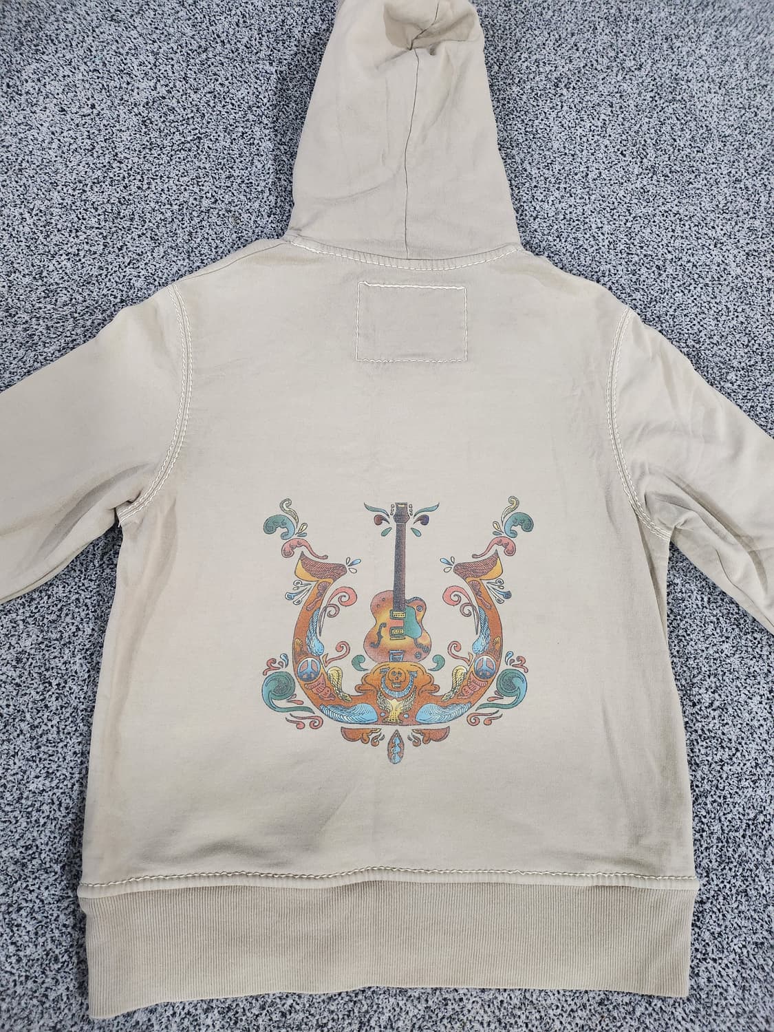 트루 릴리전(True Religion) 베이지 후드 티셔츠 상품이미지1