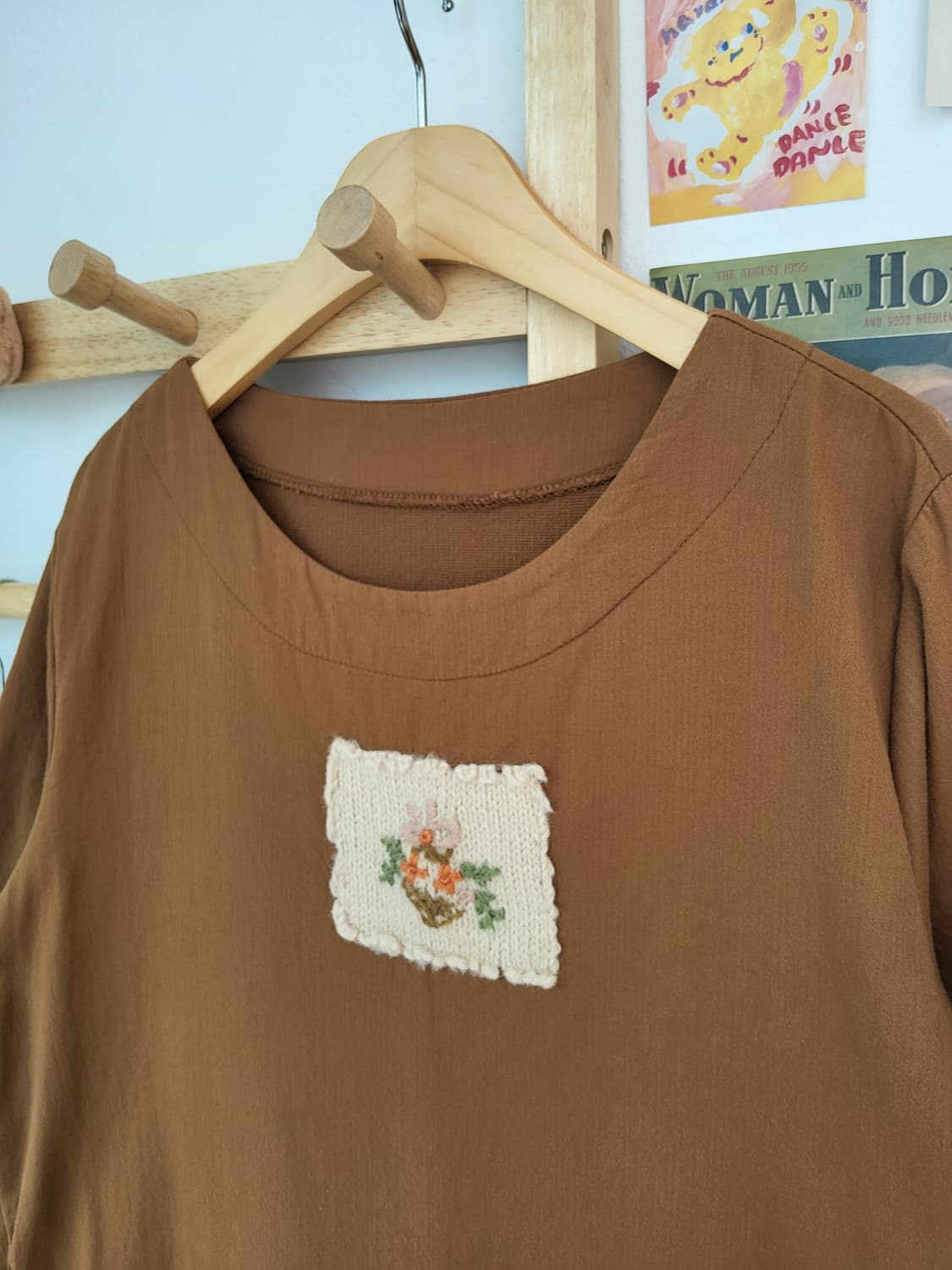 레이어드 체크 원피스 상품이미지3