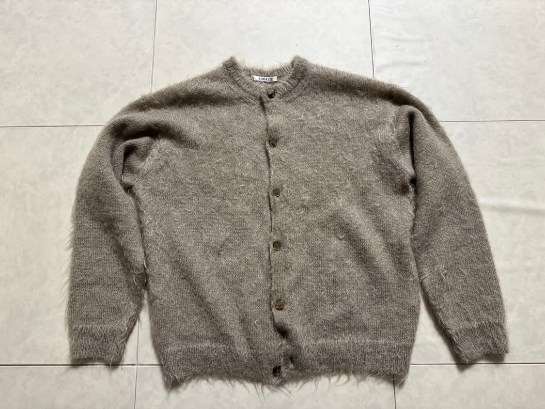 오라리 24aw 슈퍼키드 모헤어 가디건 5 상품이미지1