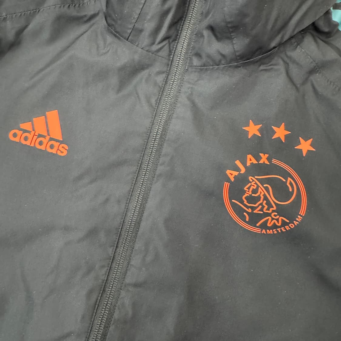 3XL 해외판 아디다스 아약스 19-20 올웨더 바람막이 자켓  상품이미지4