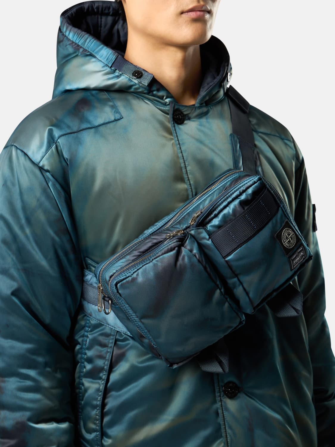 [새제품] 스톤아일랜드 X 포터 크로스바디백 상품이미지1