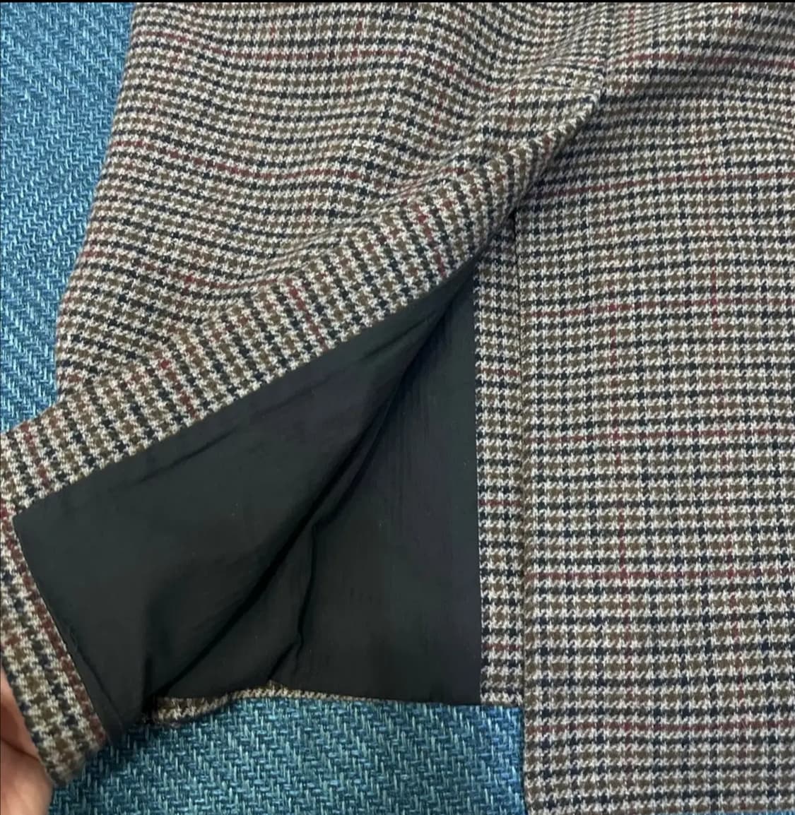 자라 체크 코트 xl 빅사이즈 상품이미지2