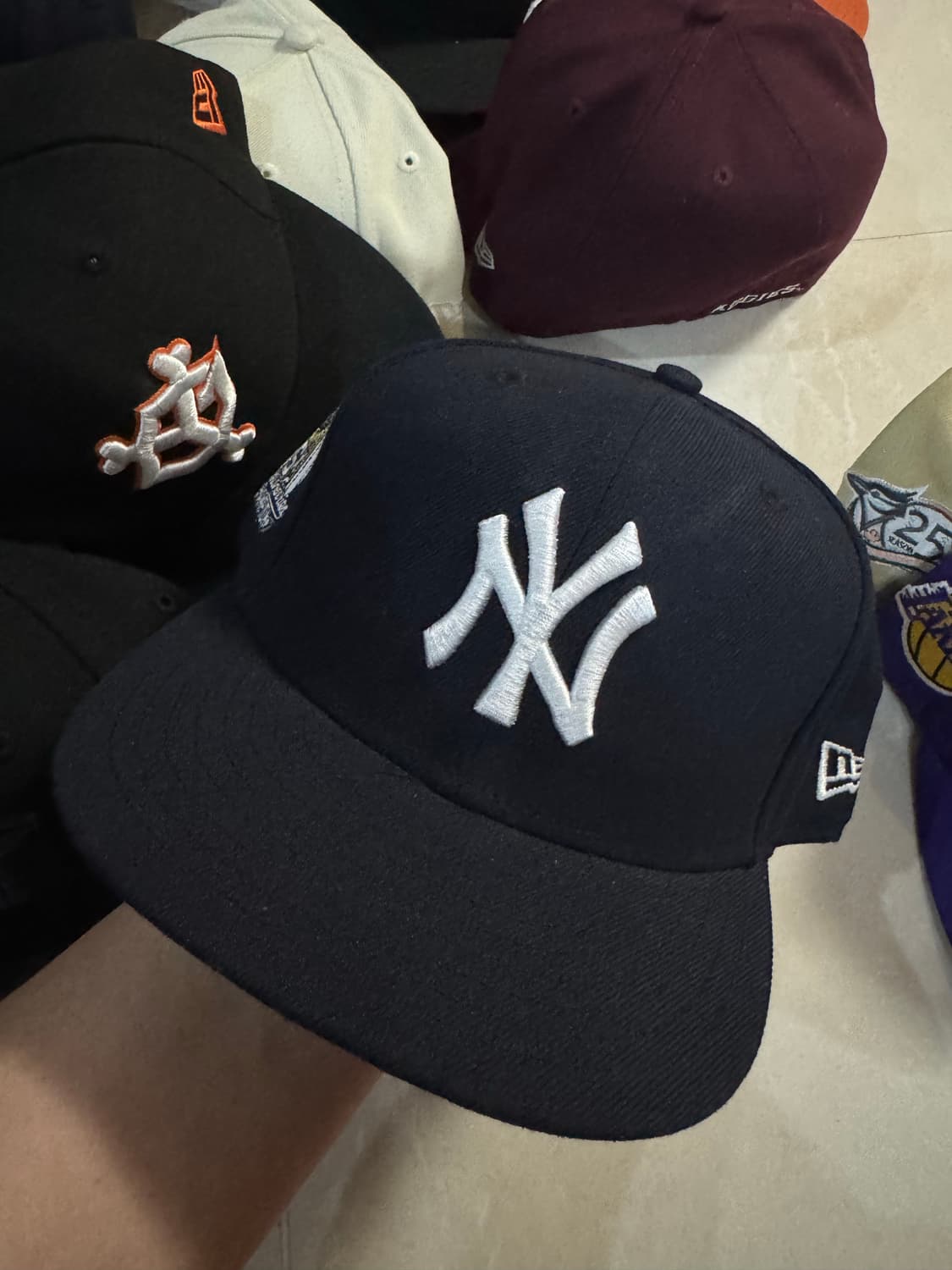 뉴에라 양키스 데릭지터 5x 월드시리즈 챔피언 캠 5/8 미시착  상품이미지1