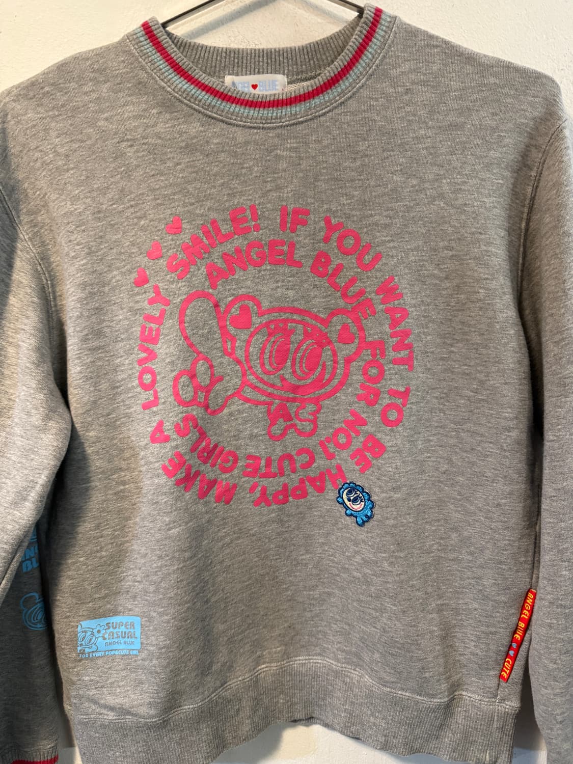 Angel blue 맨투맨 S 상품이미지5