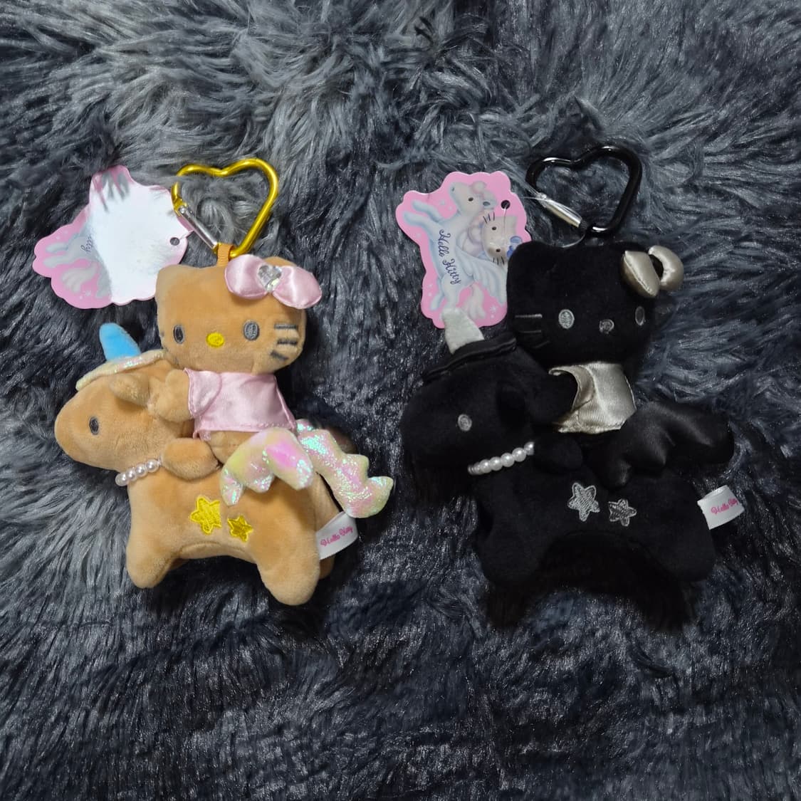 헬로키티 유니콘 키링 (브라운,블랙) 상품이미지1