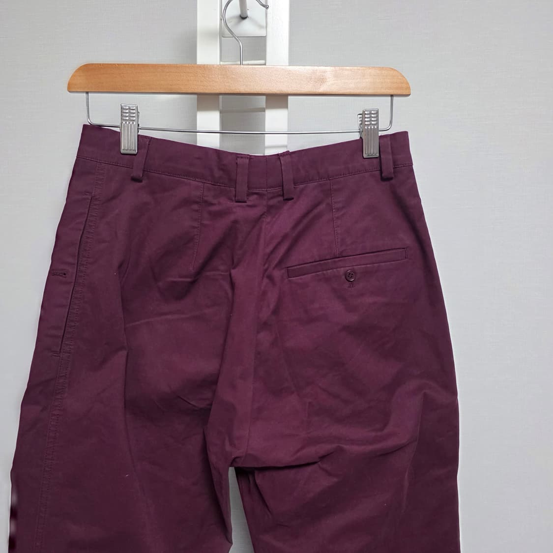 COS 버건디 여성 면바지 팬츠 상품이미지4