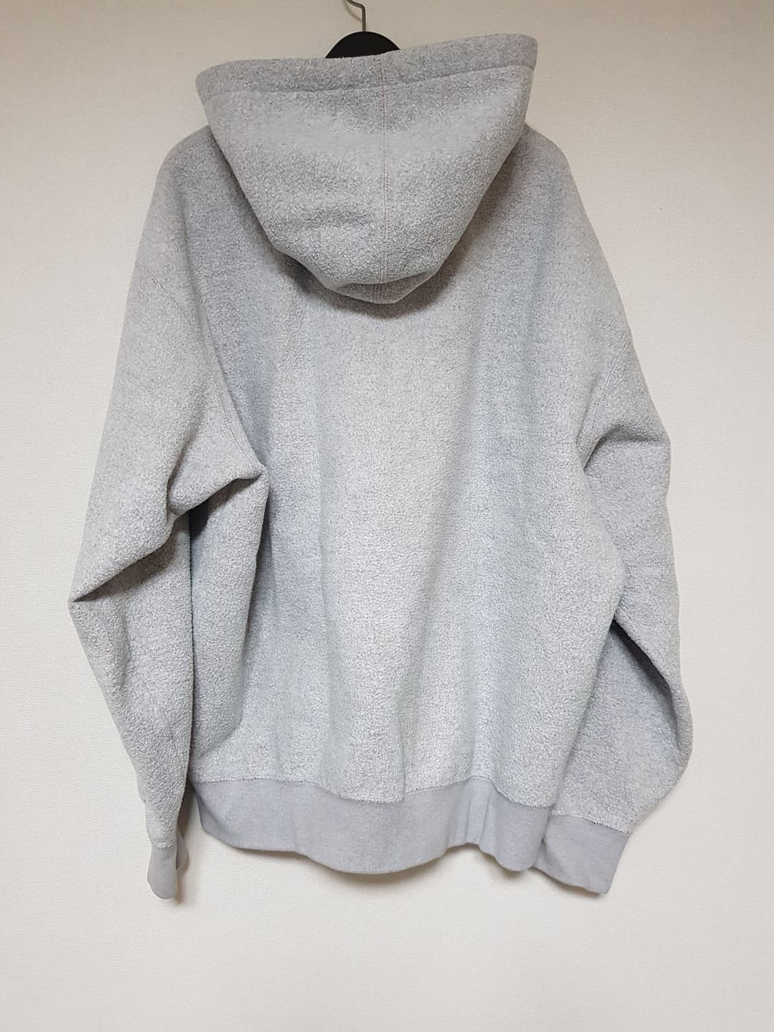 슈프림 인사이드아웃 박스로고 후드 티셔츠 그레이 상품이미지3