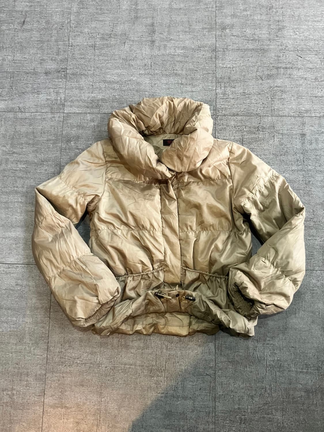 일본빈티지 Milpano 하구미모리걸 할메카지 푸퍼패딩자켓 상품이미지1