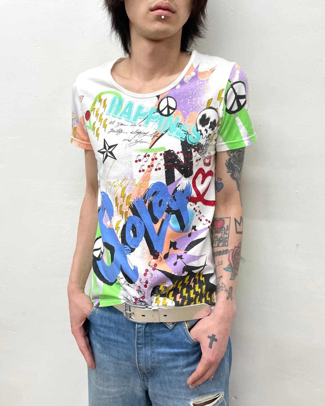 SOLAR Crazy Skull Multi-T-Shirt  상품이미지4
