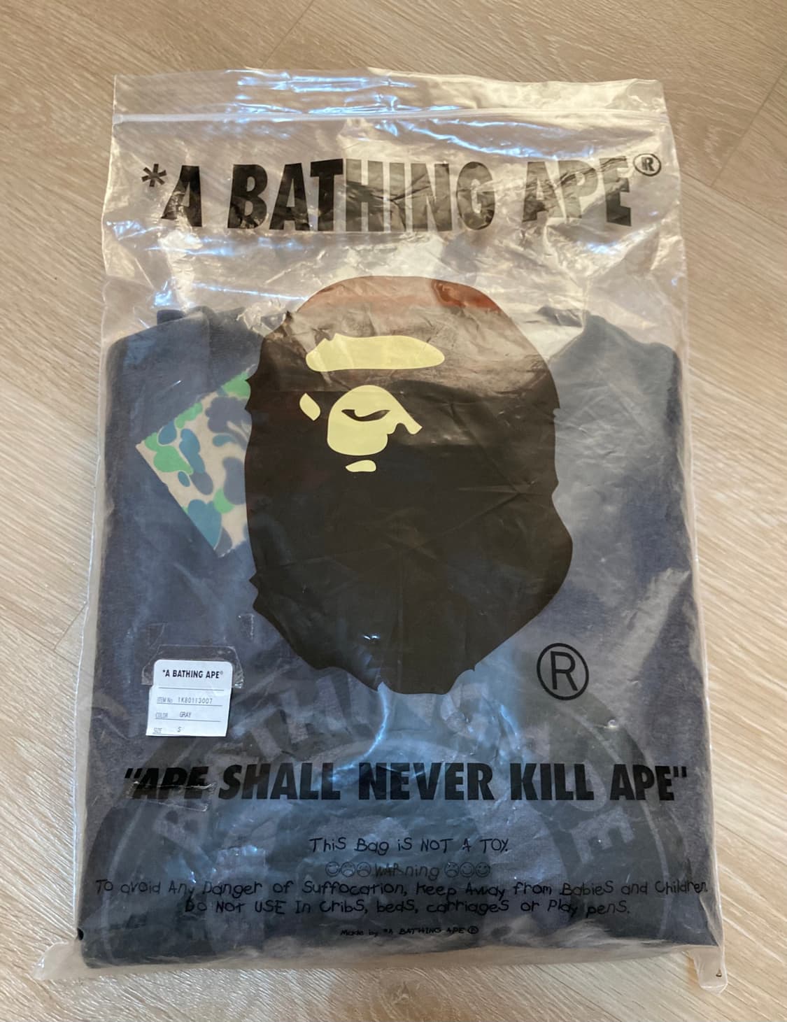 베이프 bape 맨투맨 S 상품이미지1