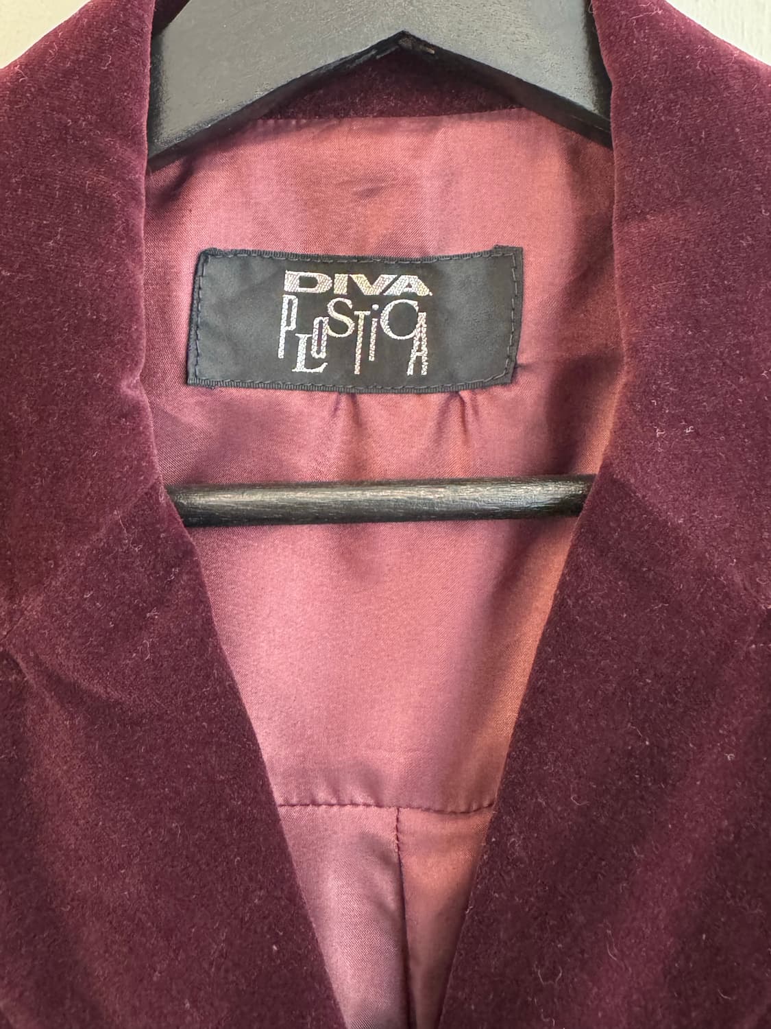 버건디 벨벳 벨티드 자켓 상품이미지5