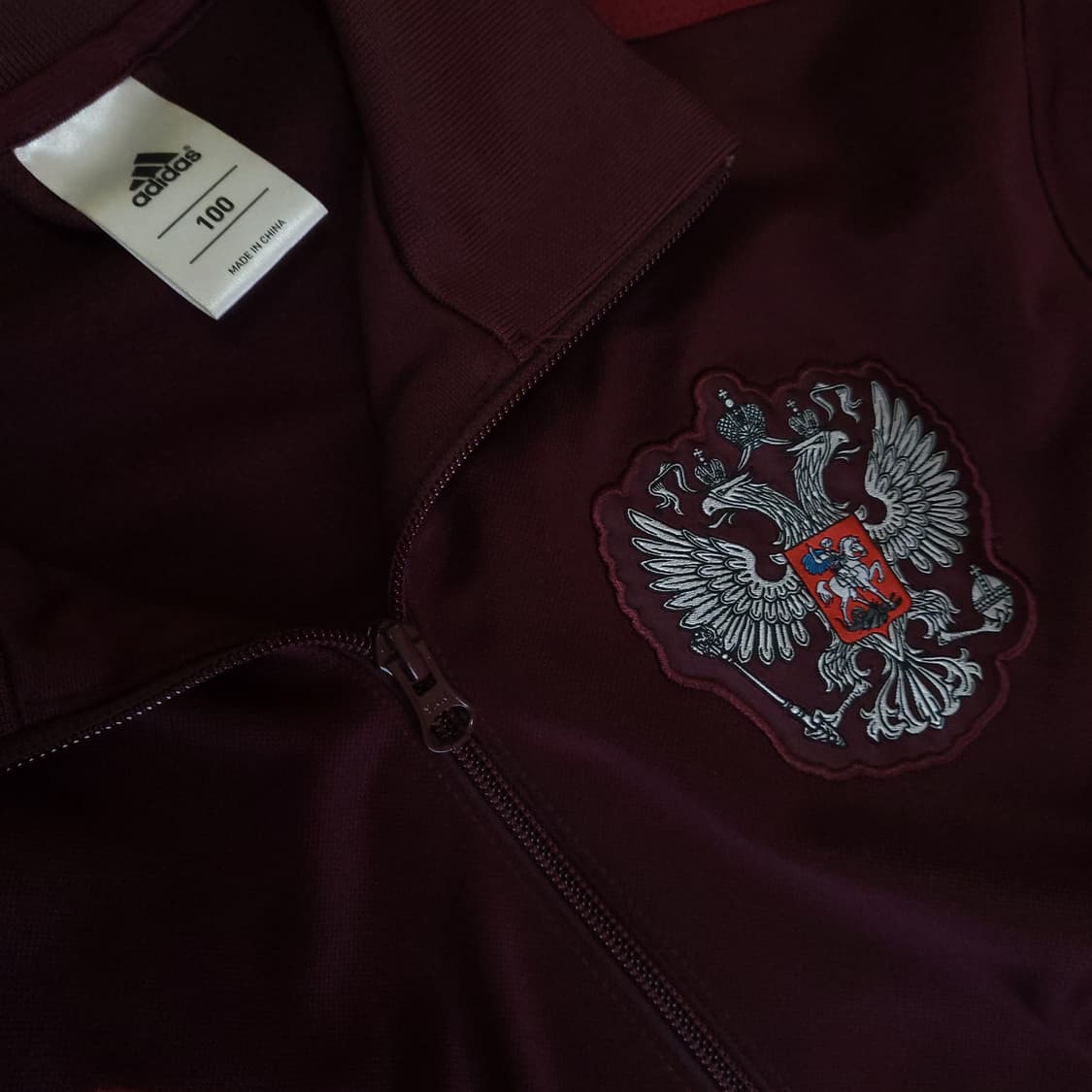 아디다스 버건디져지 러시아국대 100-105 상품이미지6