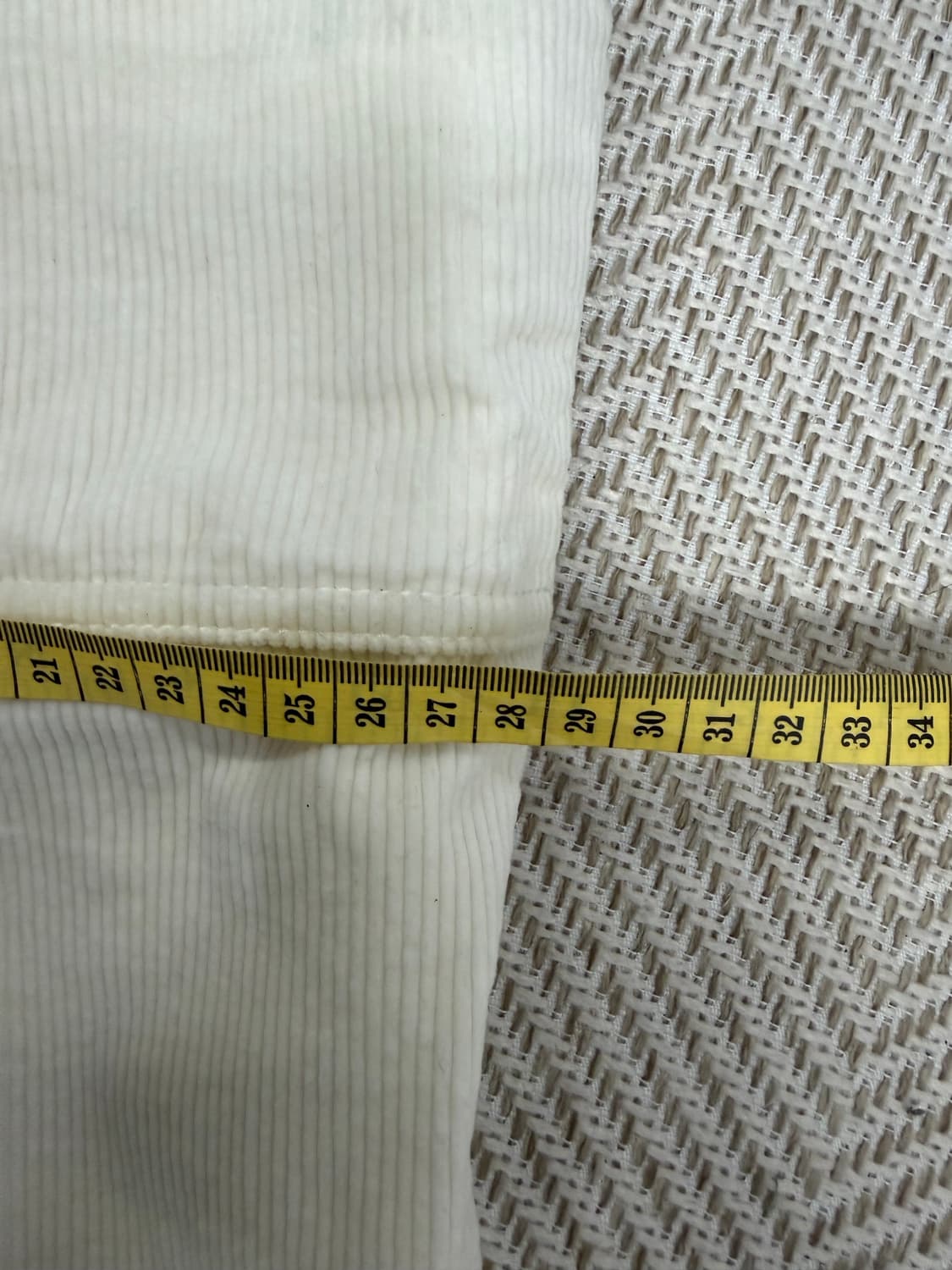 정품) 아떼 바네사브루노 아이보리 코듀로이 팬츠 36(28) 상품이미지9