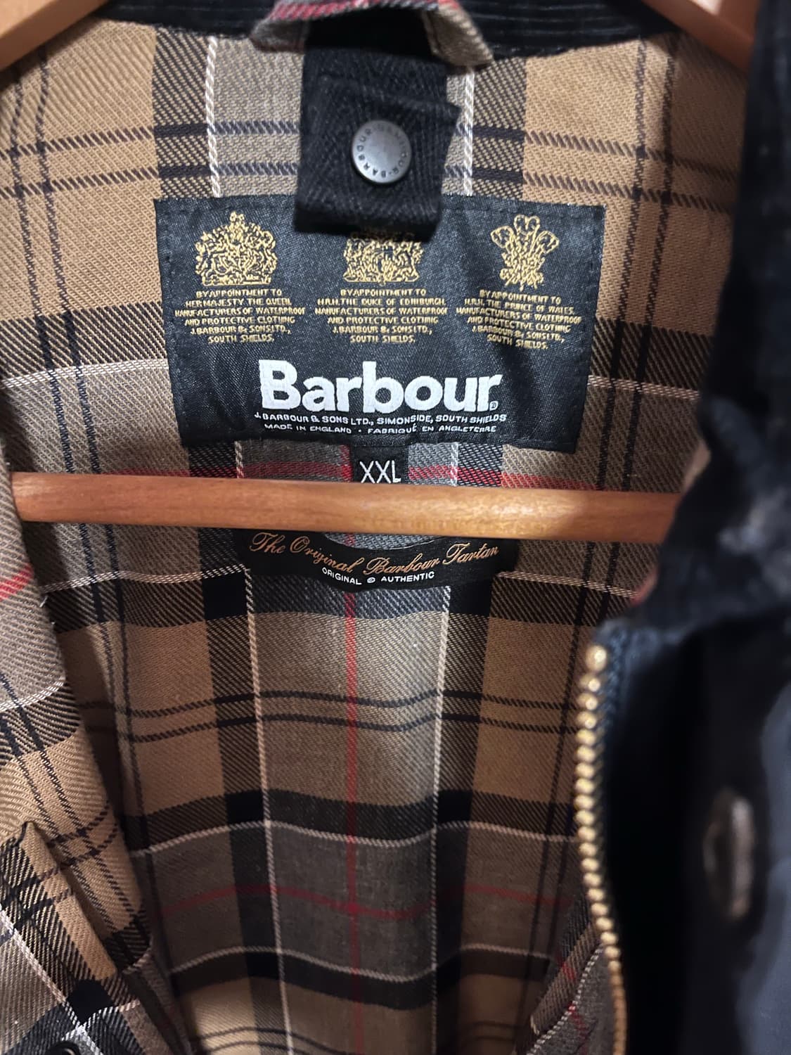 바버 키즈xxl(14/15y)비데일 블랙 상품이미지2