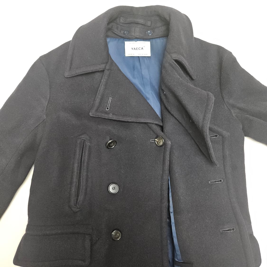 (무료배송) 야에카 울 피코트 / 네이비 / S사이즈 상품이미지3