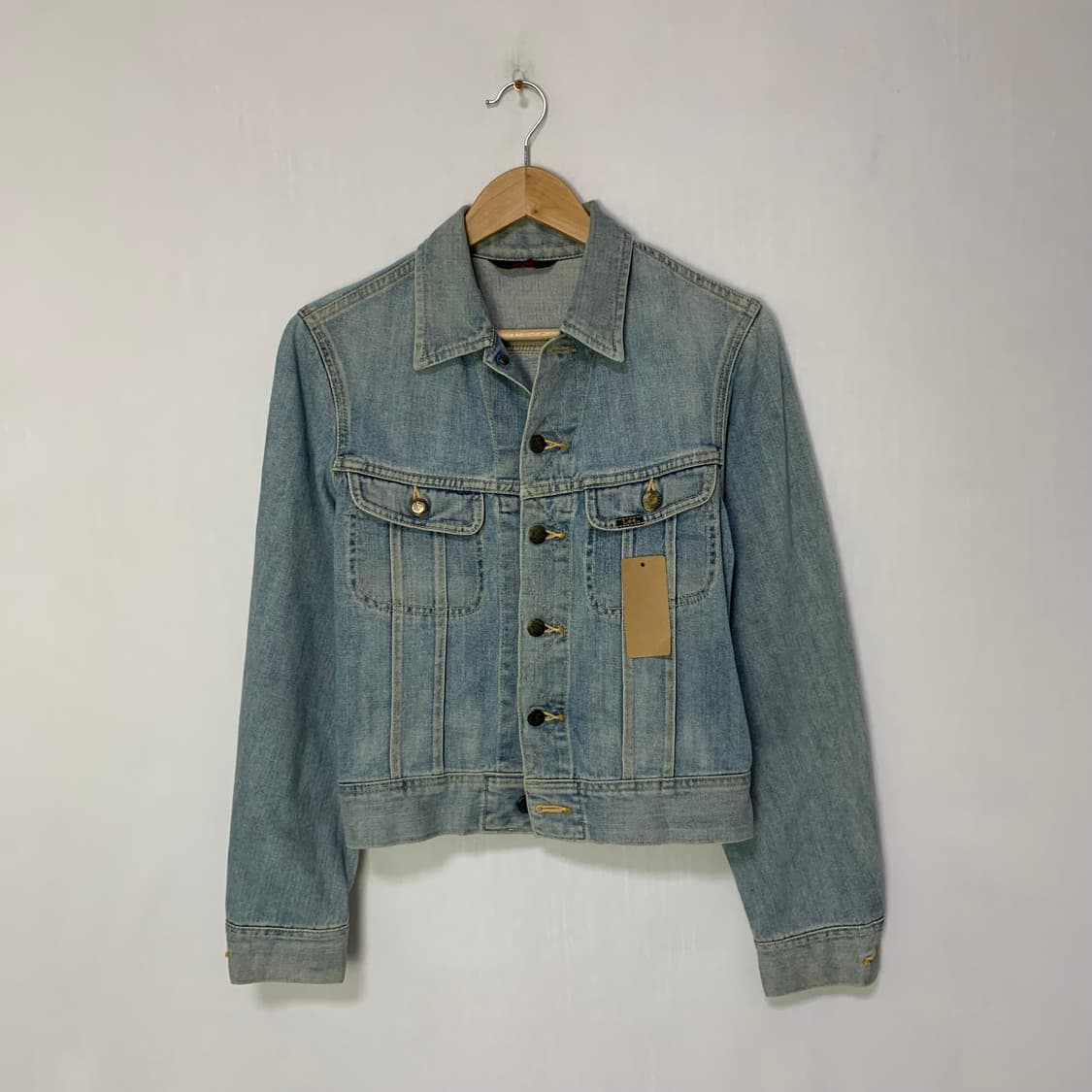 Lee 리 빈티지 연청 세미크롭 데님자켓 여성 36 사이즈 00s 상품이미지1