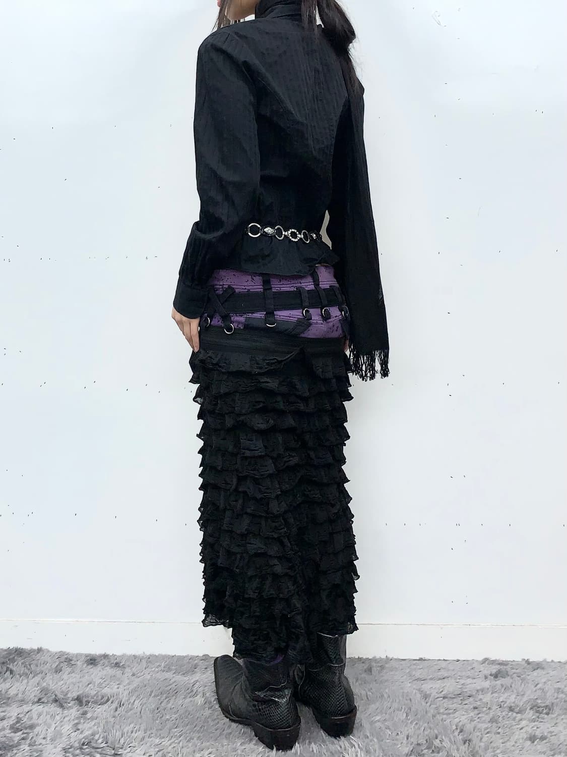 알곤퀸즈 펑크 디테일 스키니 상품이미지4