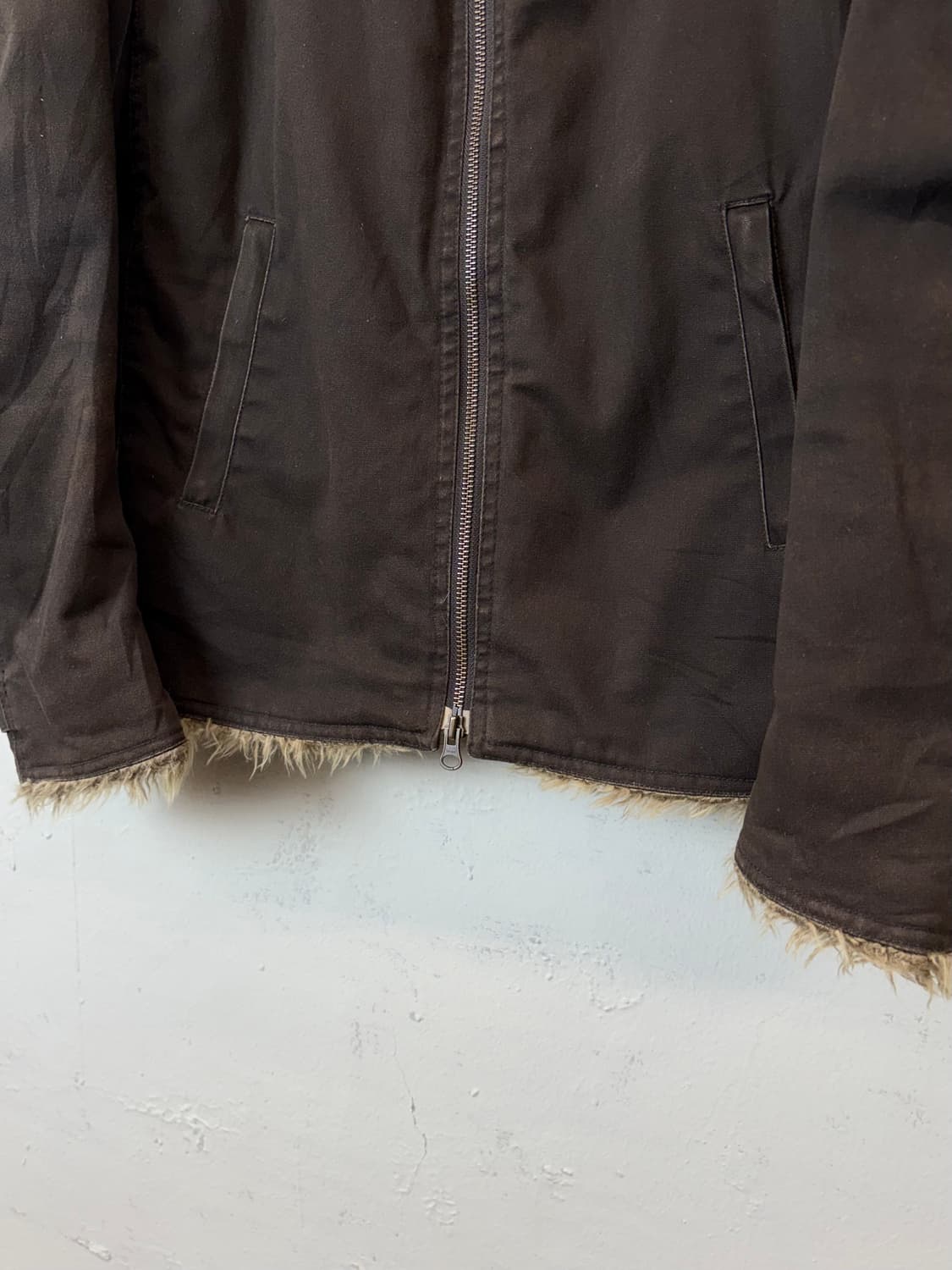 JPN 빈티지 포켓 퍼 코튼 자켓 상품이미지4