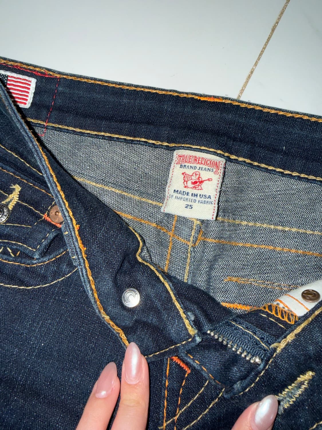 트루릴리전 부츠컷 로우라이즈 청바지 상품이미지2