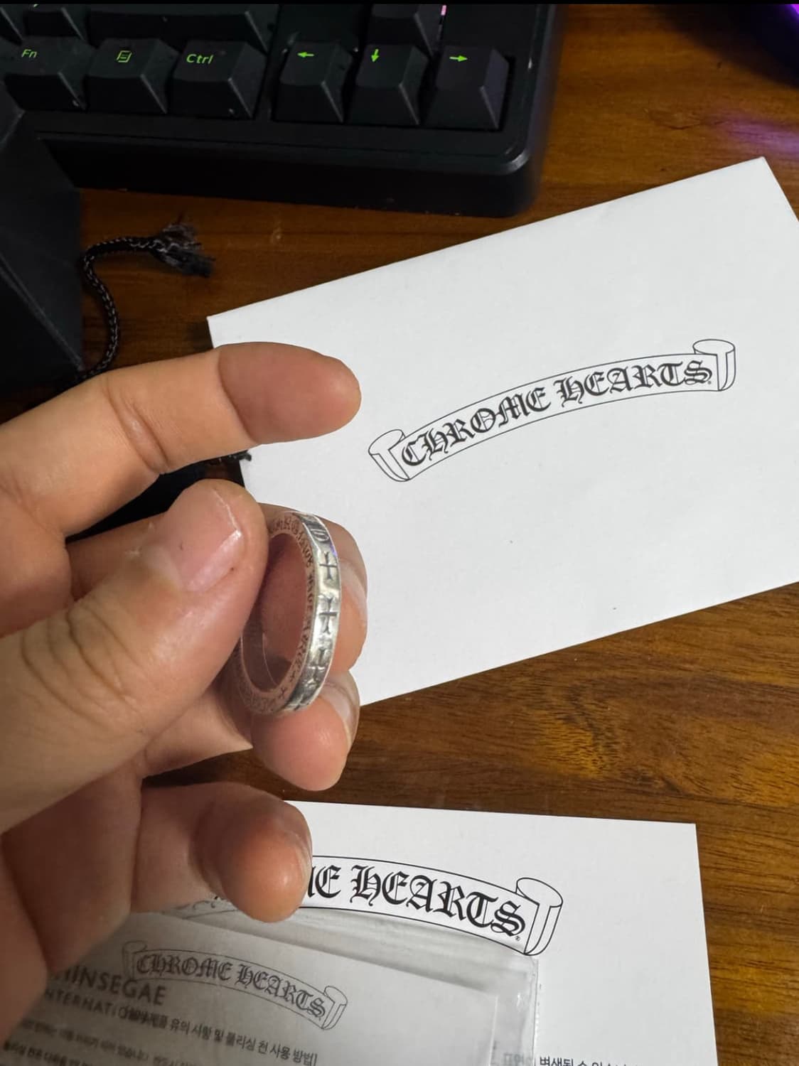 크롬하츠 스페이서 3mm US8.5 상품이미지2