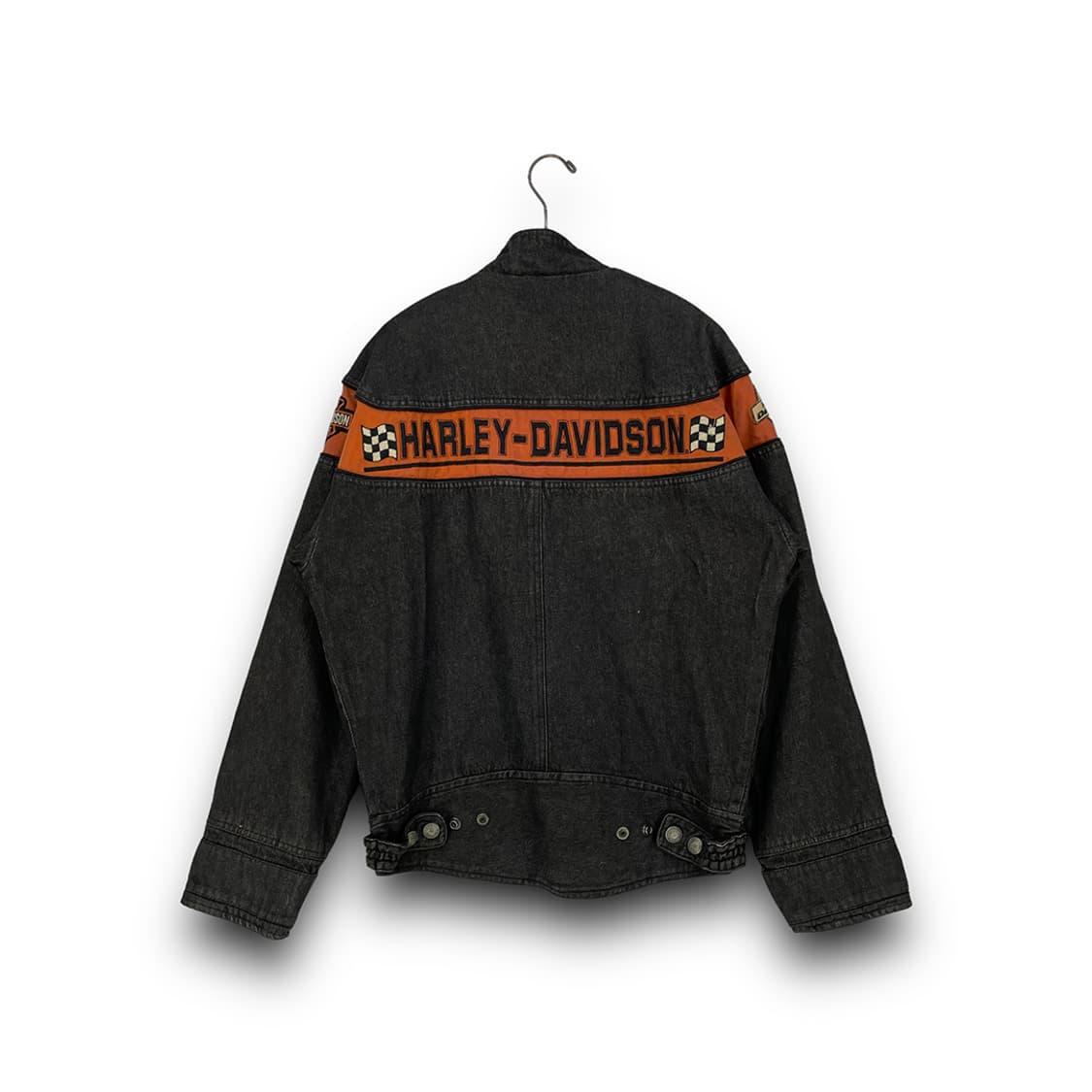 할리데이비슨 로고 패치 트러커 데님 자켓 상품이미지2
