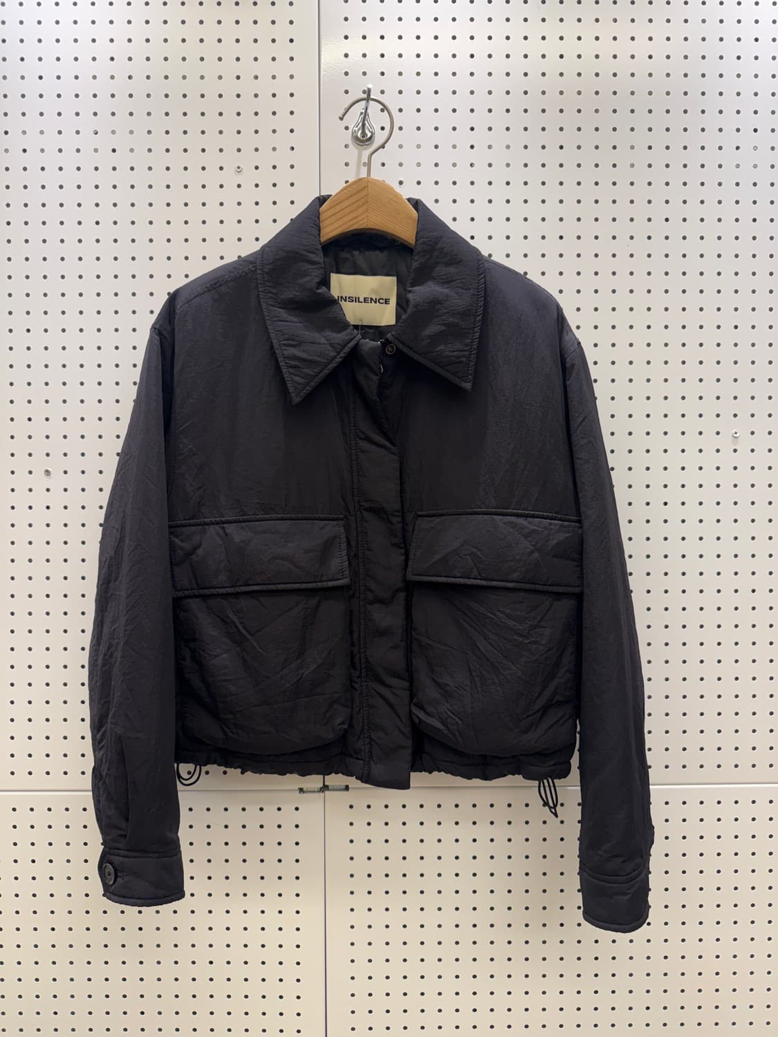 인사일런스 나일론 누빔 크롭 자켓 U736 상품이미지2