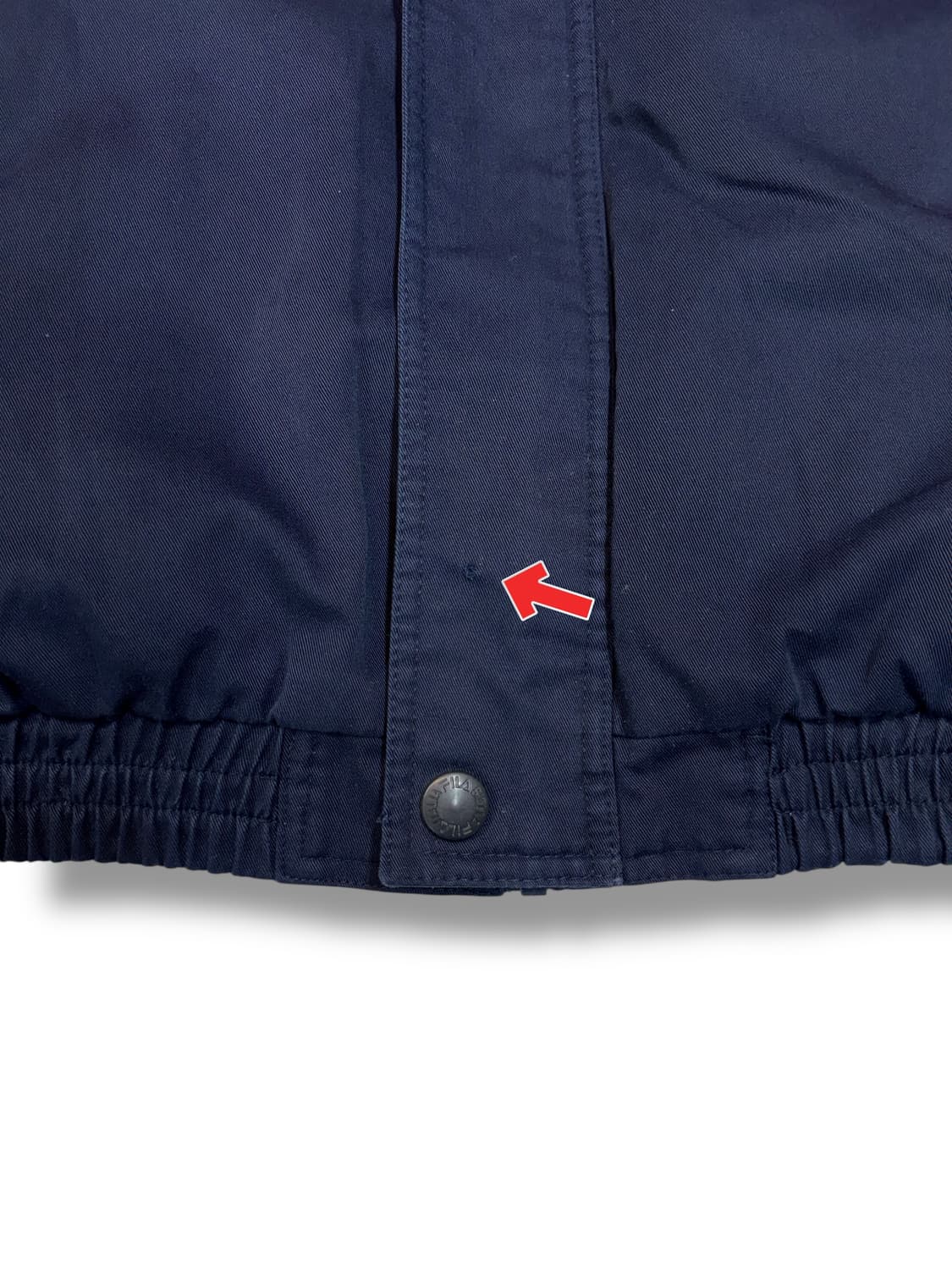 90s 휠라 FILA 스키팀 코튼 블루종 자켓 (L)   상품이미지4