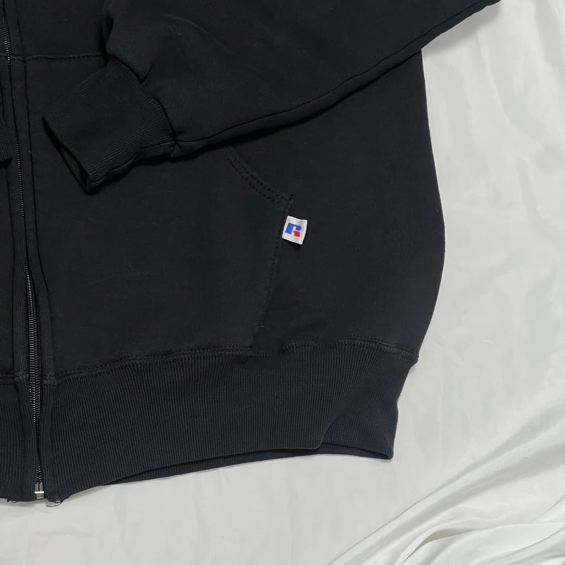 🇺🇸 90s 러셀 후드집업 블랙 상품이미지5
