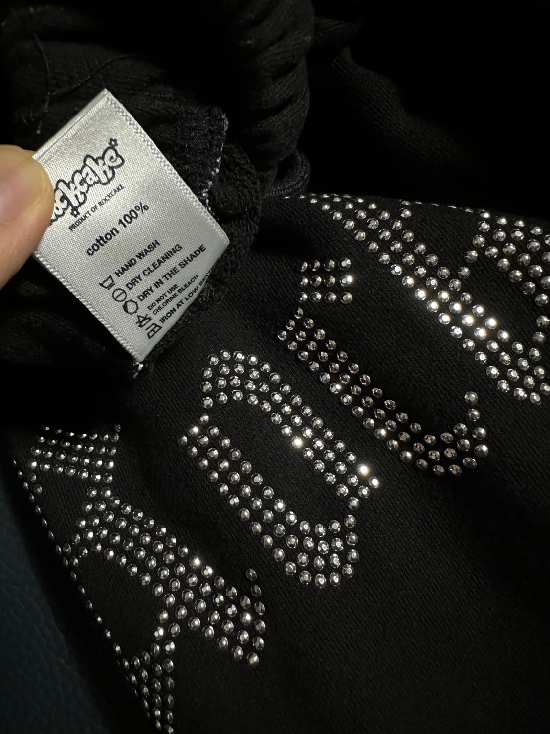 Vintage crystal jogger pants - black  상품이미지3