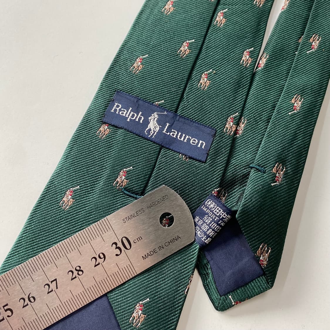 폴로 랄프로렌(POLO) 모노그램 명품 정품 넥타이 총장112cm 상품이미지5