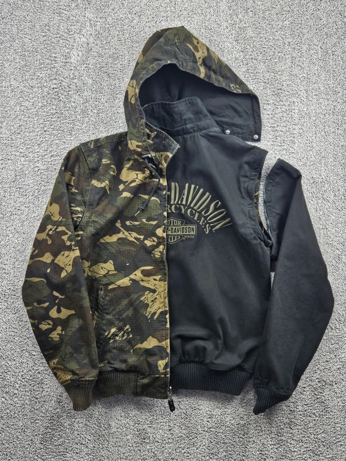 할리데이비슨 4WAY 리버서블 후드 자켓 ( S ) / 11578 상품이미지4