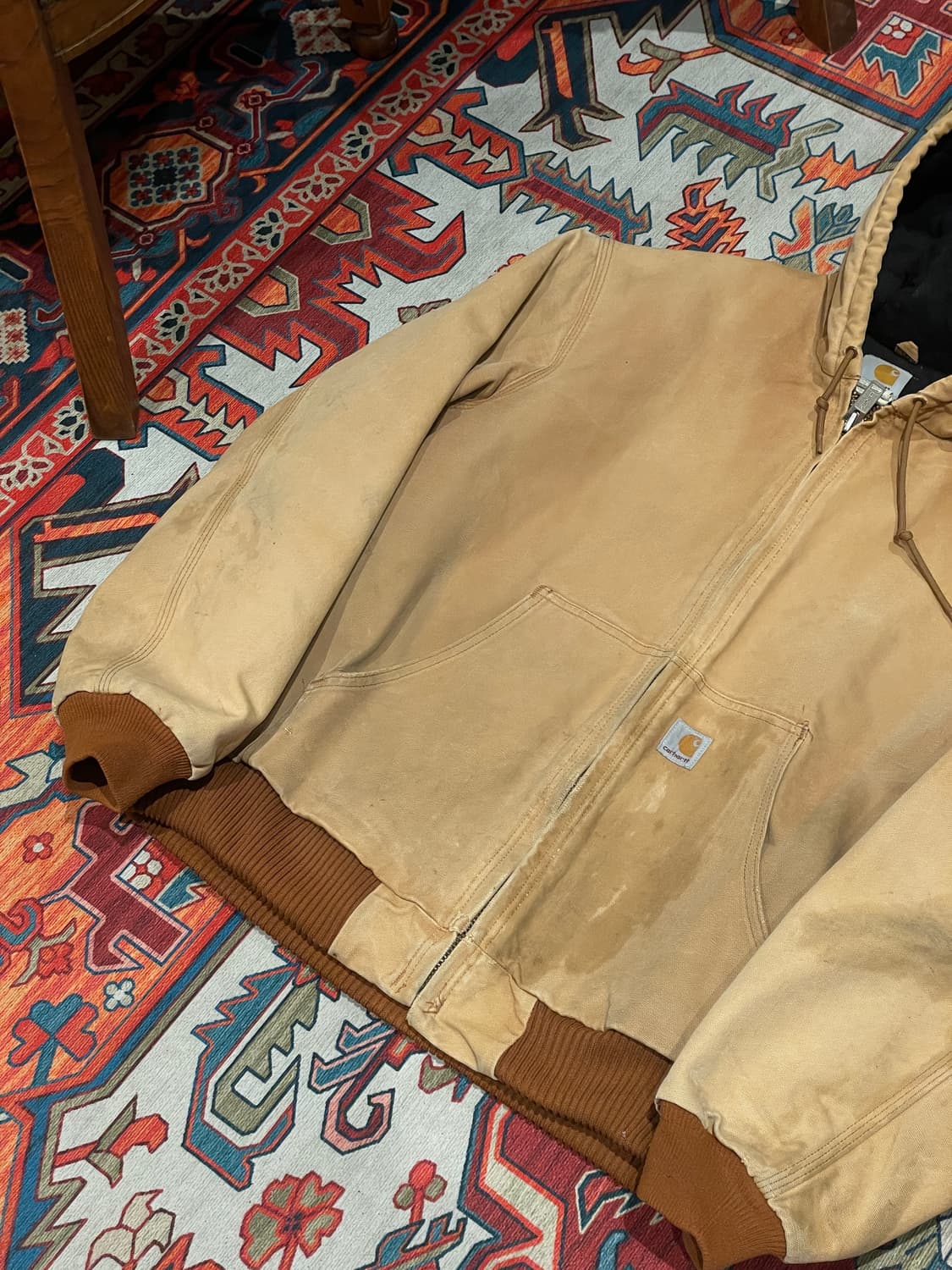 90s [USA Made] 칼하트 J140 덕 액티브 자켓 105 상품이미지3