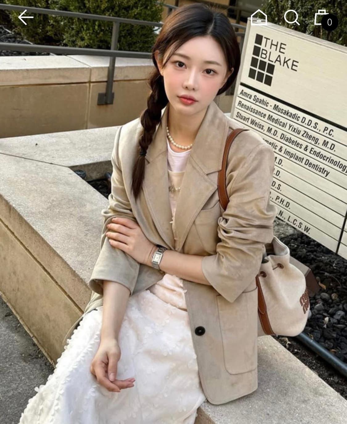 온앤온 스웨이드 자켓 상품이미지1