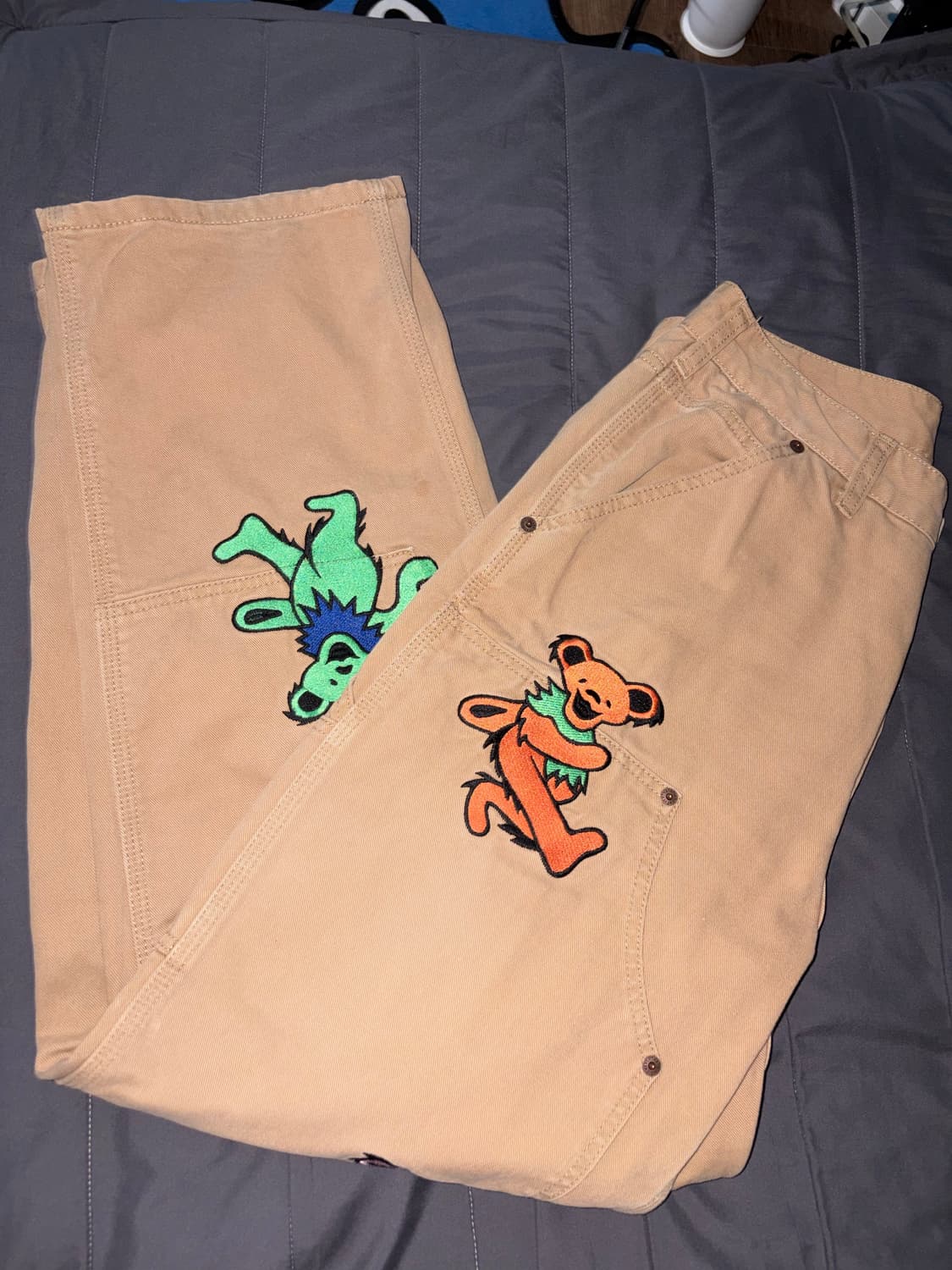 디스이즈네버댓 그레이트풀데드 GD 라이트닝 카펜터 팬츠 상품이미지1