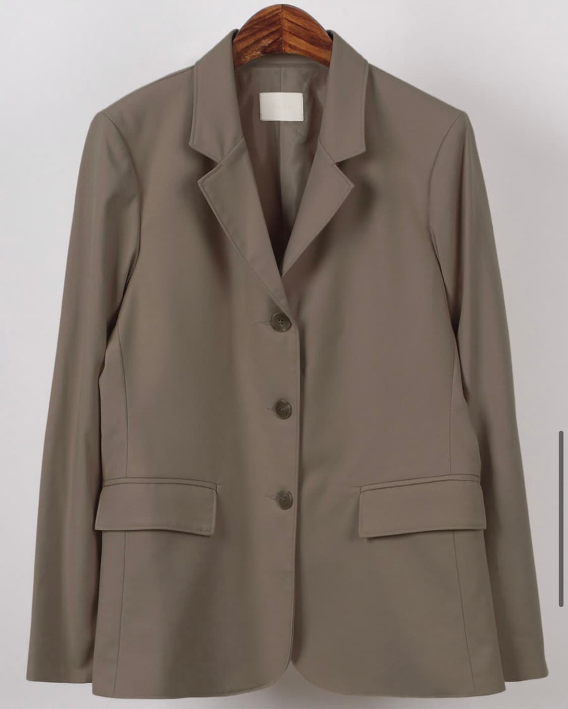 모카브라운 싱글 여성 자켓 모리걸 빈티지 y2k 키치 미니멀 상품이미지1