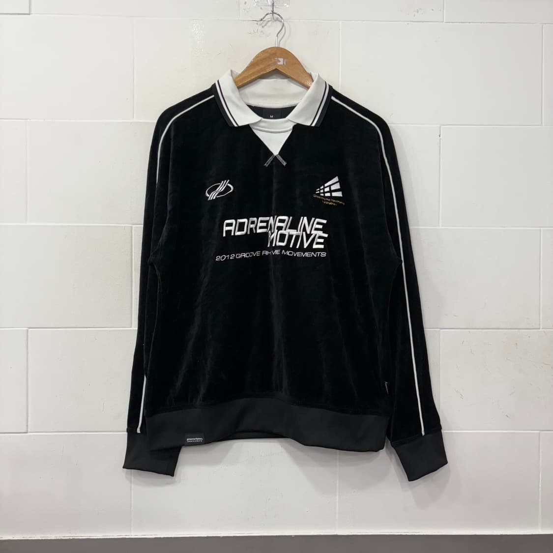 그루브라임 레이싱 벨벳 맨투맨 상품이미지1