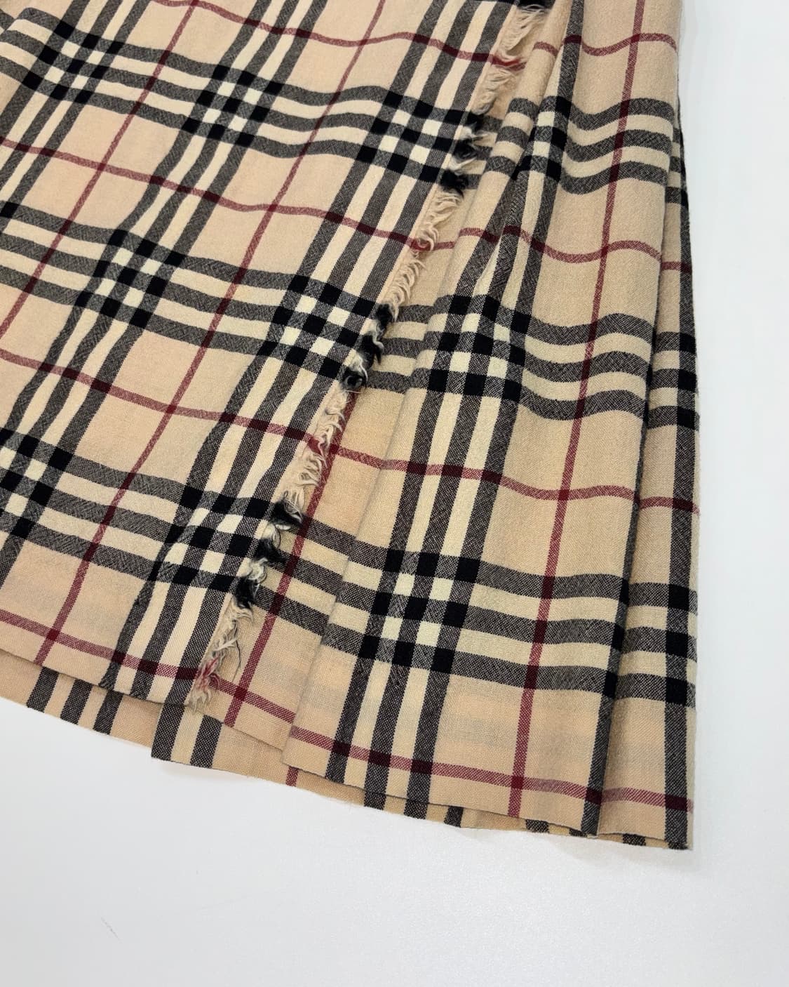 Burberry 버버리 노바체크 울 벨티드 랩 스커트 상품이미지8