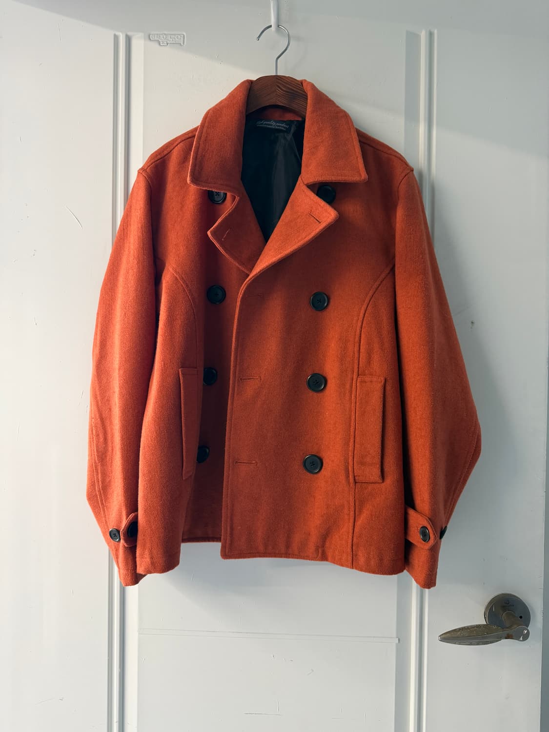 일본빈티지 브릭오렌지 더블 자켓 상품이미지9