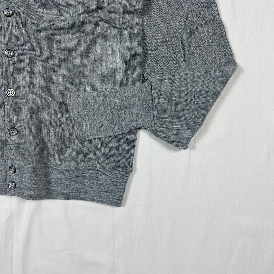 80‘s 라코스테 lacoste 로고 니트 가디건 상품이미지3