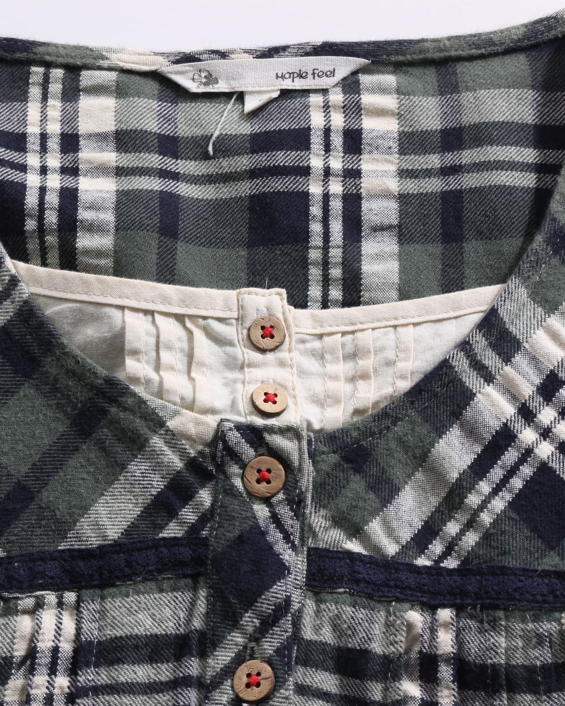 Maple feel cotton blouse 모리걸 상품이미지4