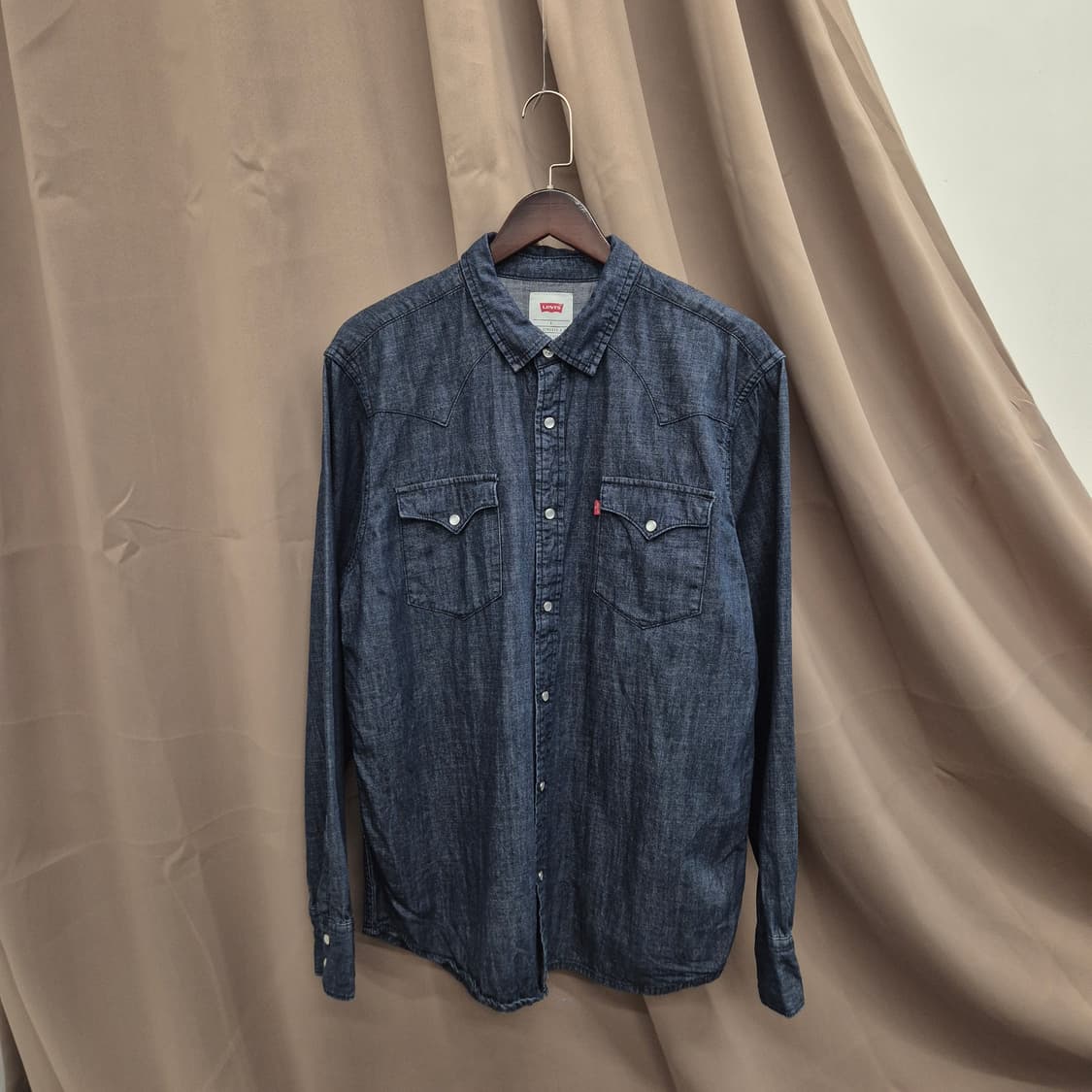 리바이스 웨스턴 데님 셔츠 L 상품이미지1
