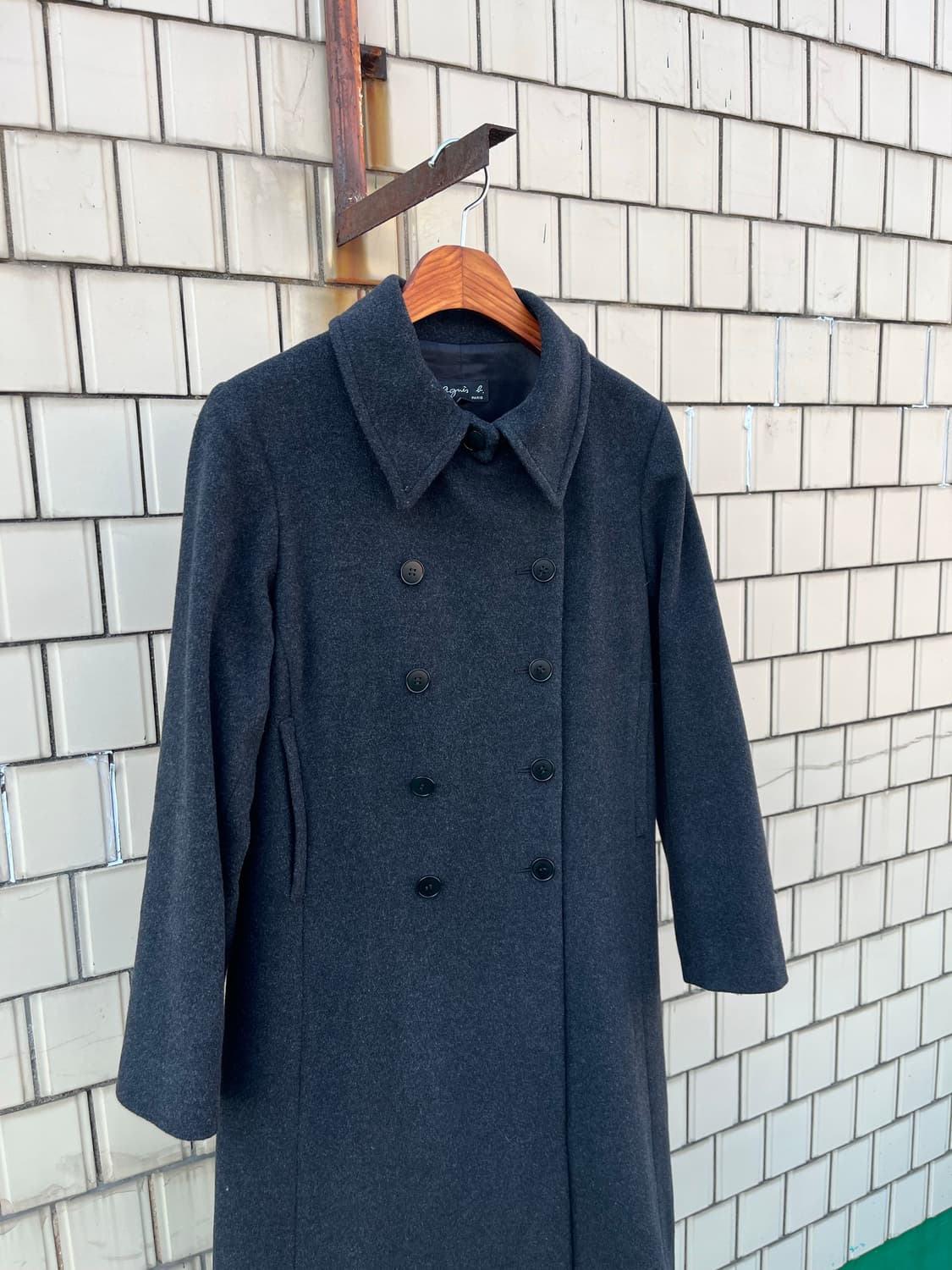 Agnes.B 울 혼방 롱코트 상품이미지3