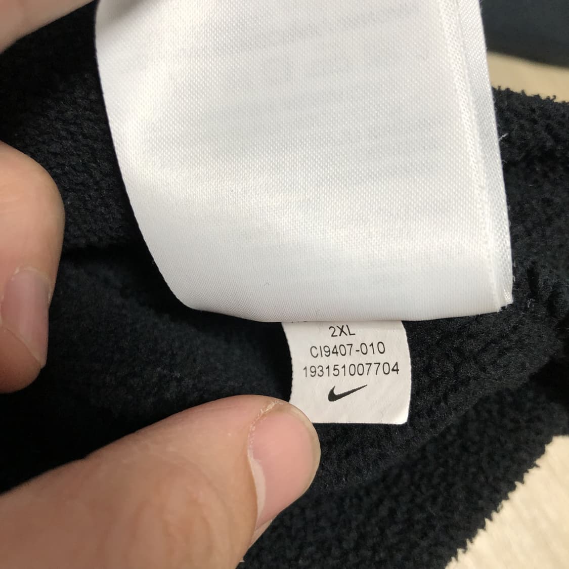 (오버핏 M) 나이키 NIKE JDI 헤비웨이트 오버사이즈 후드티 블랙 상품이미지6