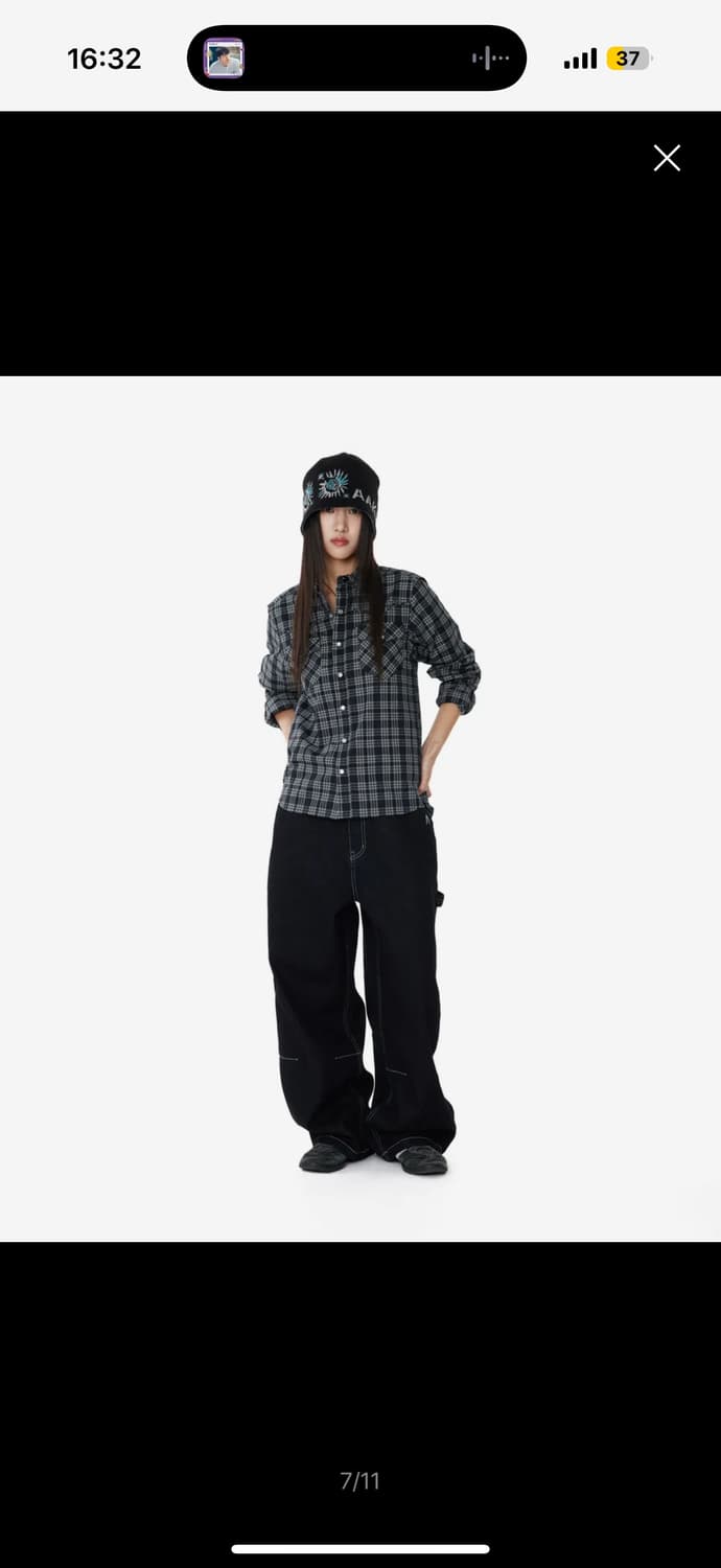 아캄 웨스턴 체크셔츠 상품이미지4