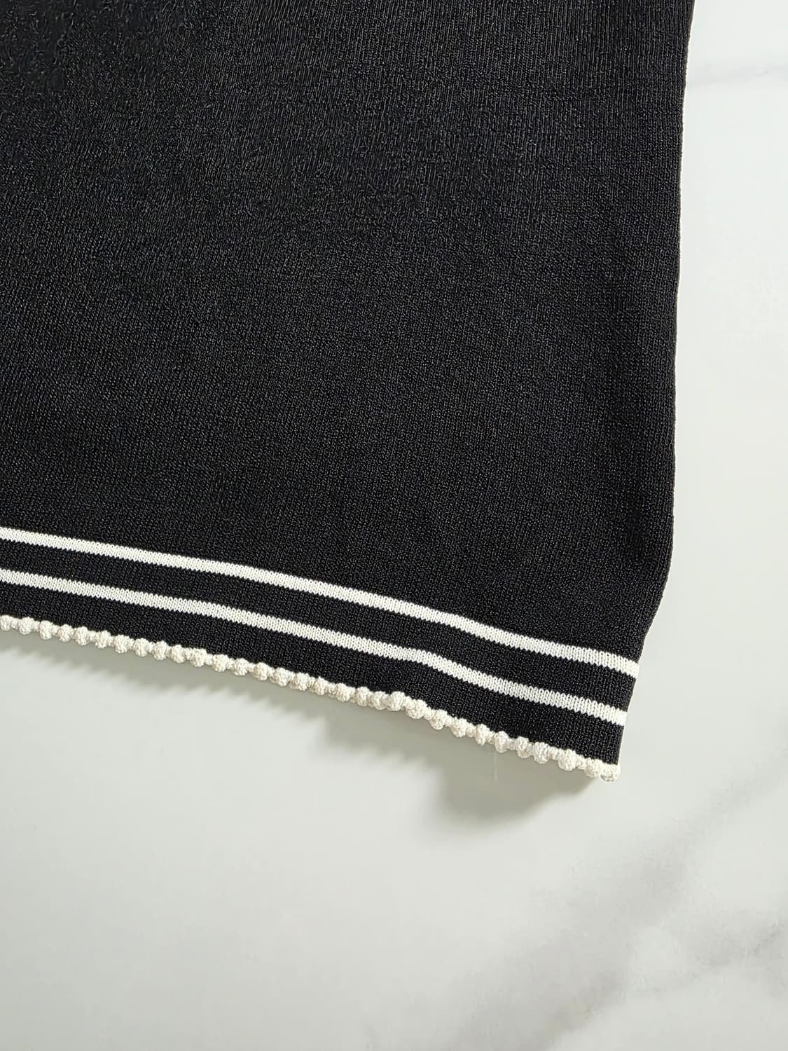 Courrèges / 쓰리라인 배색 니트 셋업 상품이미지8