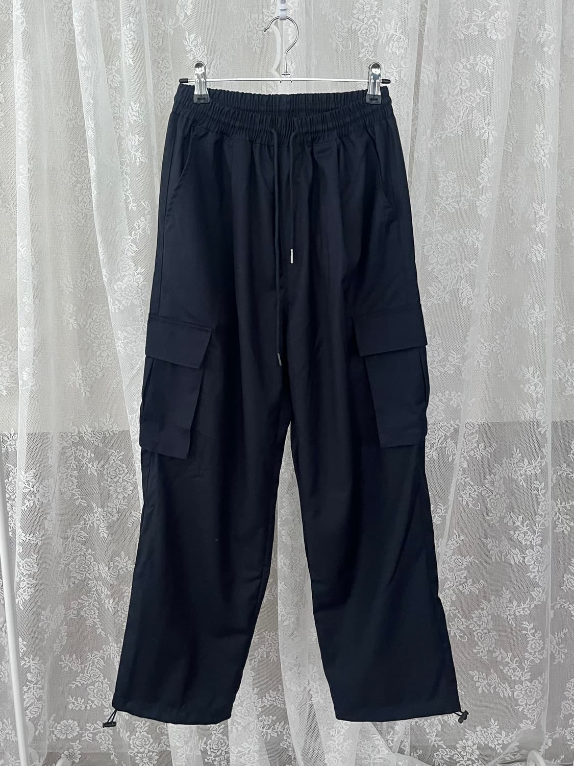 M) 낫포너드 NOT4NERD 밴딩 카고 팬츠 네이비 상품이미지1