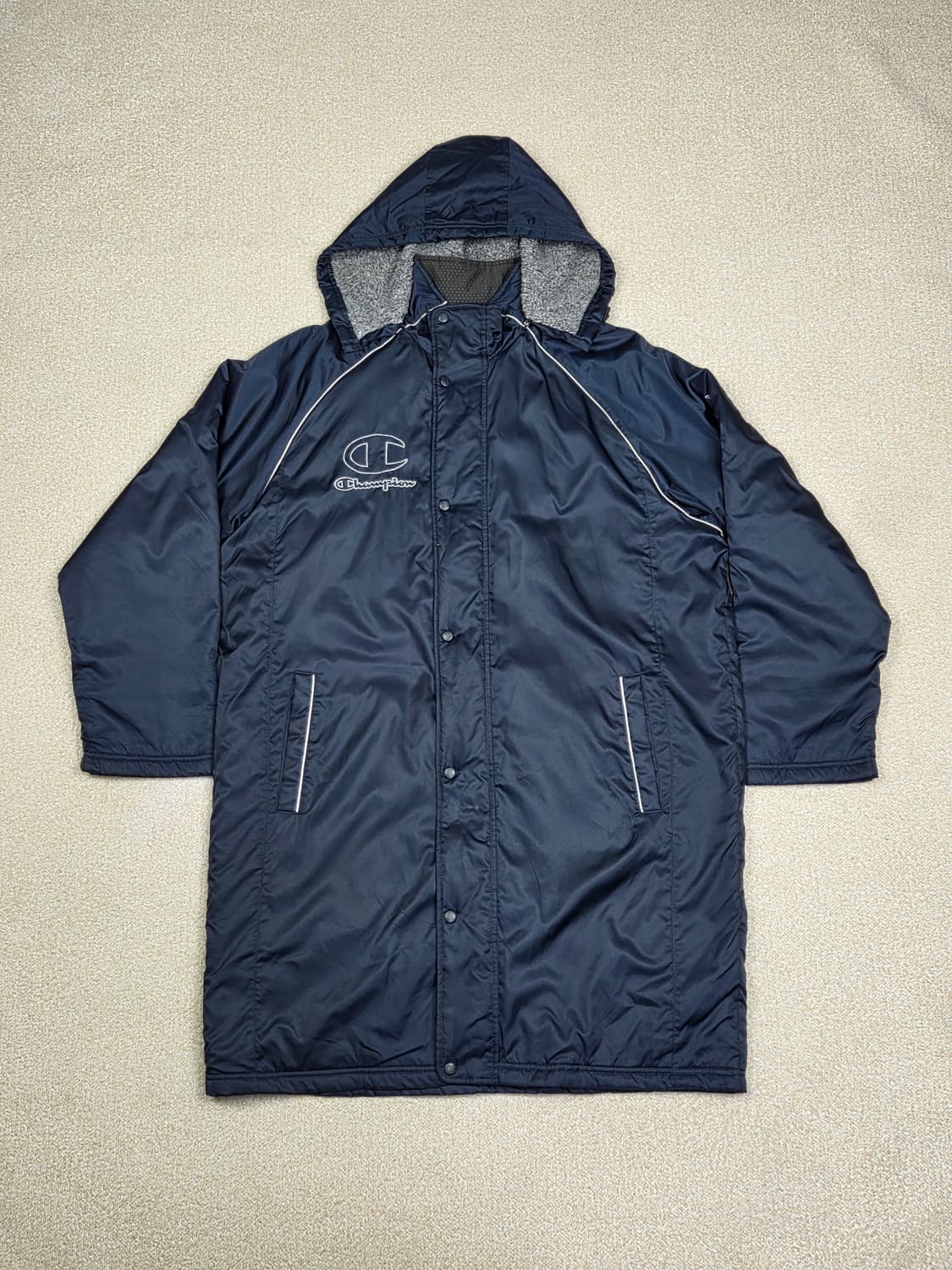 [챔피온] 골드윈 빅로고 플리스 벤치 코트 | 00234 상품이미지1