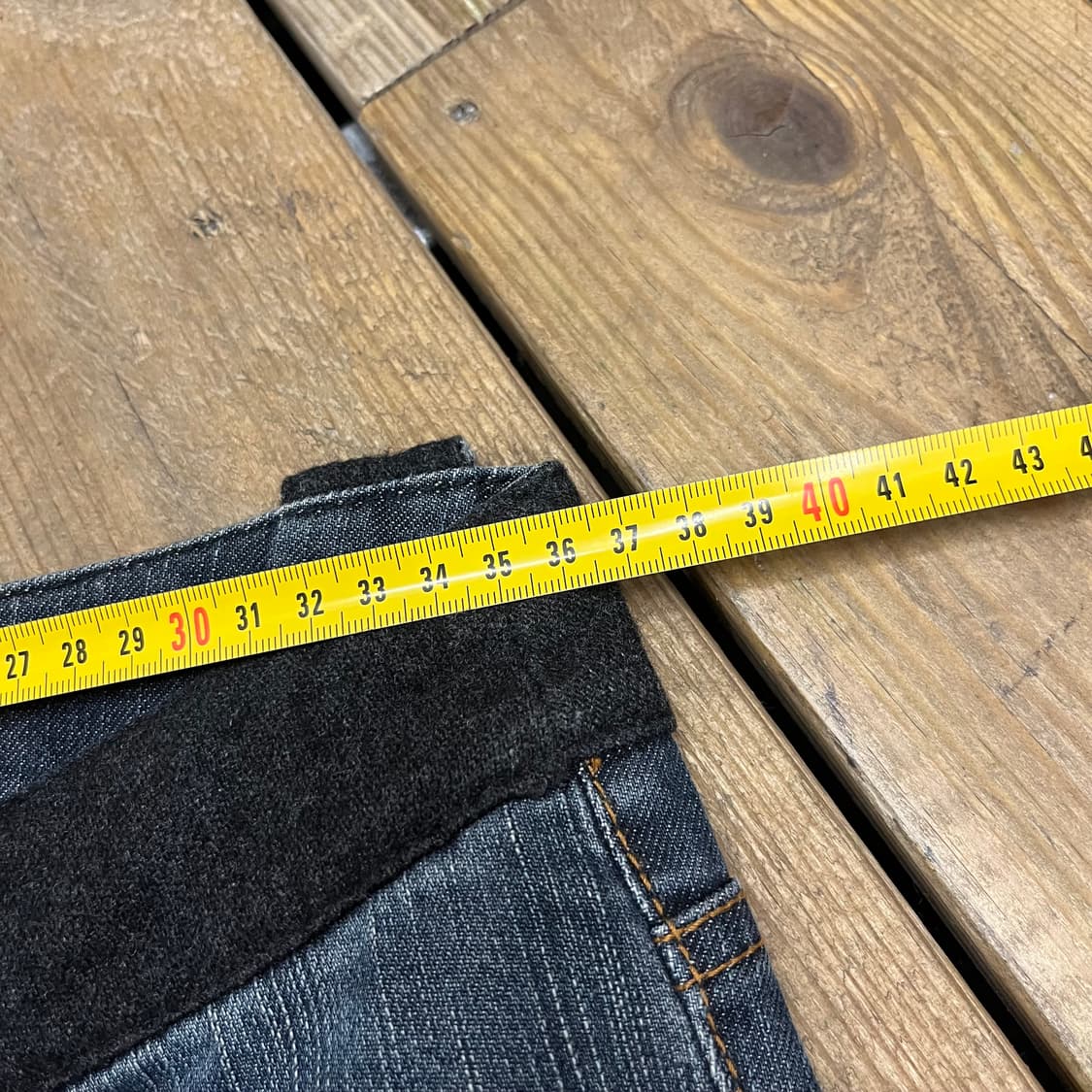 블루마린 블루걸폴리스 하프 데님 이태리 상품이미지6