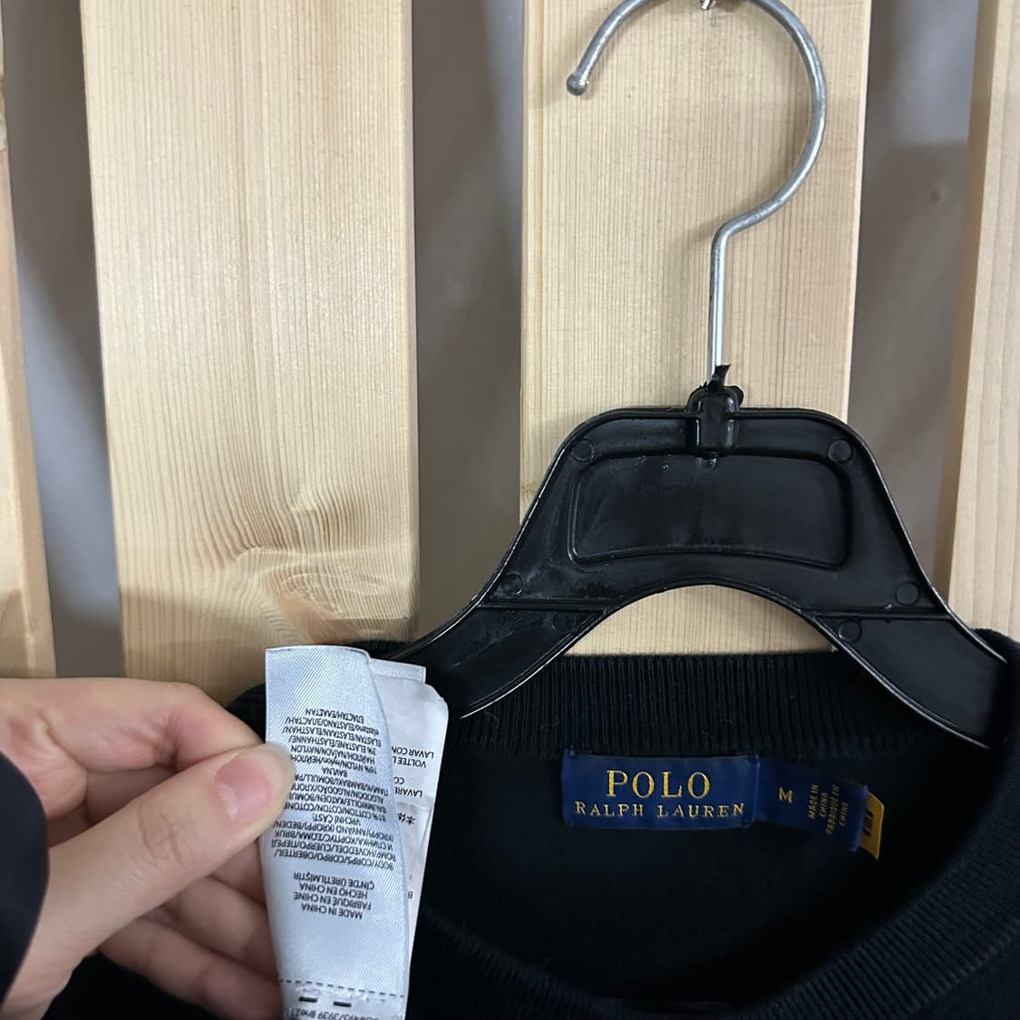 (M) 폴로 랄프로렌 블랙 니트 가디건 상품이미지6